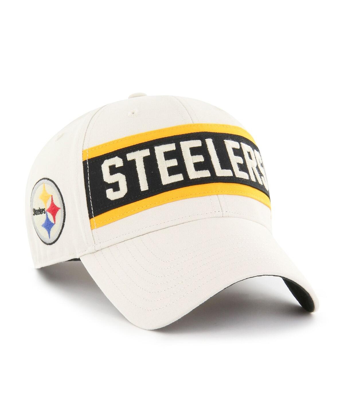 47 Brand Men's '47 Cream Pittsburgh Steelers Crossroad Mvp