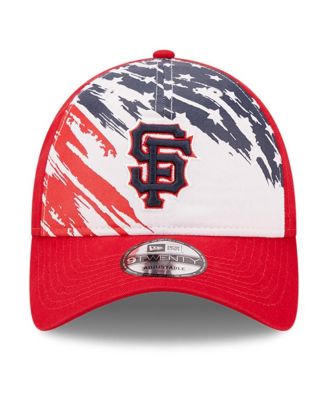 Men's Red San Francisco Giants 2022 4Th Of July 9TWENTY Adjustable Hat