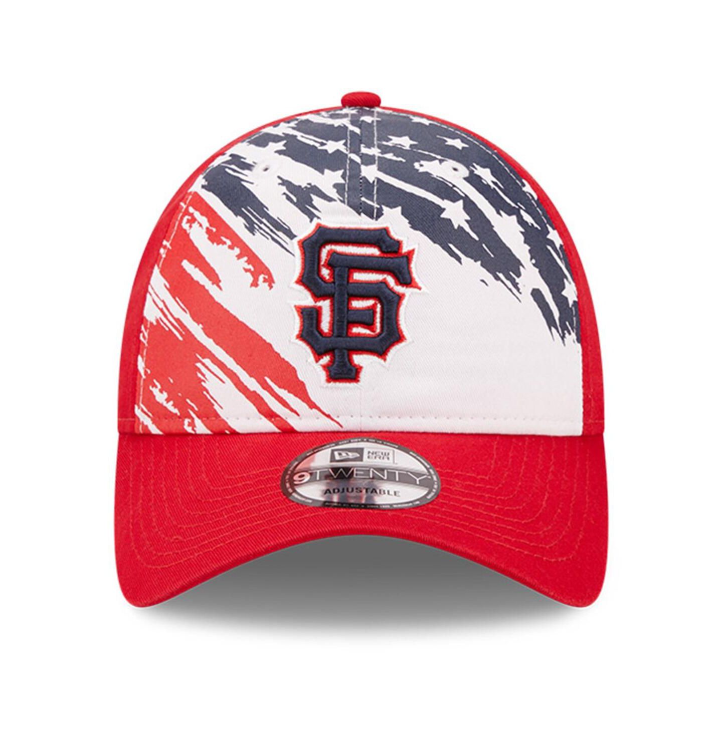 Мужская кепка New Era Red San Francisco Giants 2022 4Th Of July 9TWENTY Adjustable Hat — фото 5