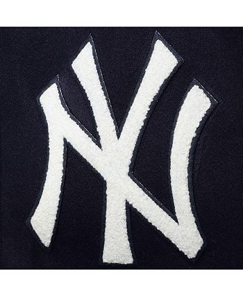 Pro Standard Men's Navy, White New York Yankees Varsity Logo Full-Zip  Jacket - Macy's