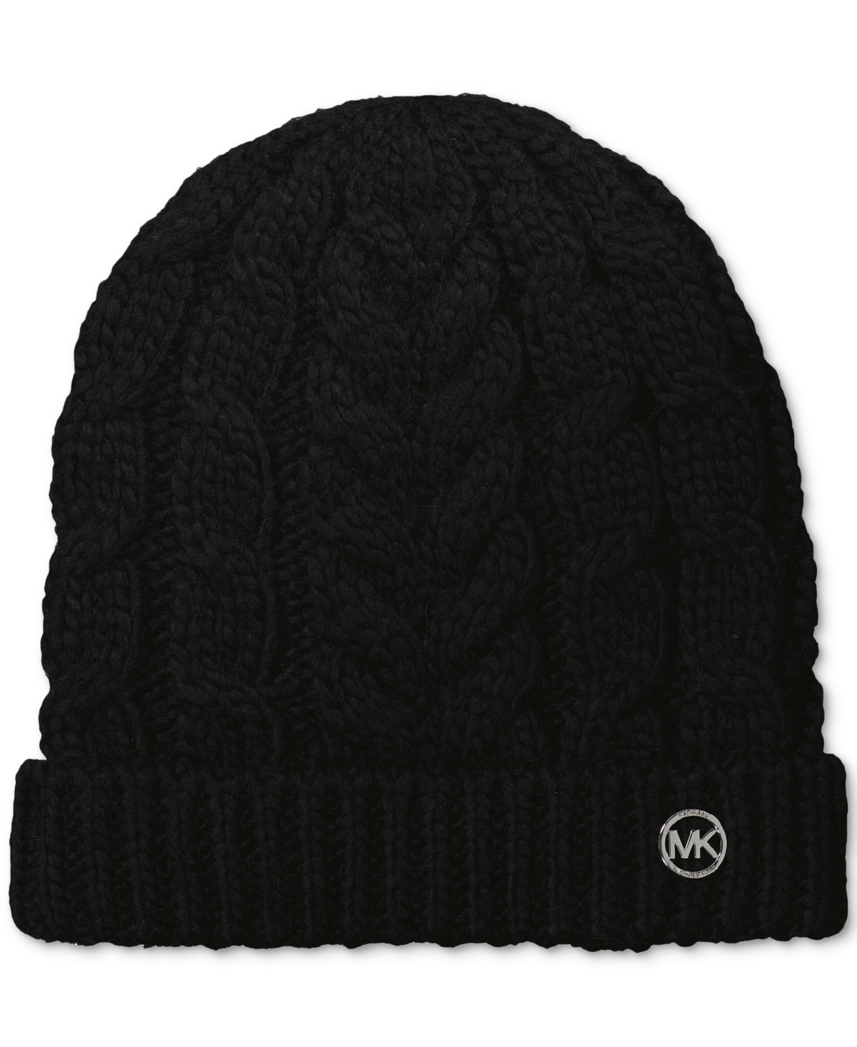 Michael Kors Michael  Women's Moving Cables Knit Hat In Black