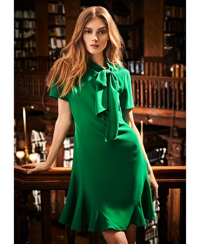 Cece a line bow dress online