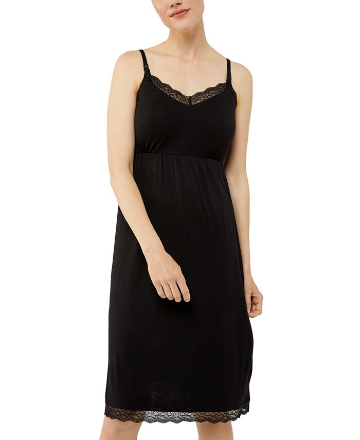 A Pea in the Pod - Babydoll Clip-Down Nursing Nightgown