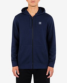 Men's Icon Chest Logo Full Zip Hooded Sweatshirt