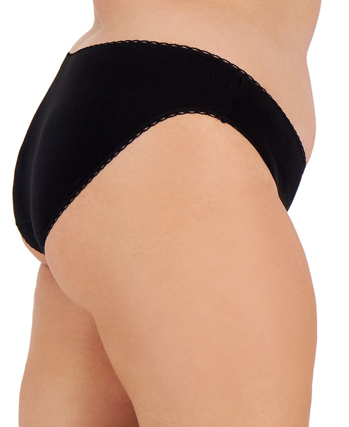 Charter Club Plus Size Pretty Cotton Bikini Underwear, Created for Macy's & Reviews Bras