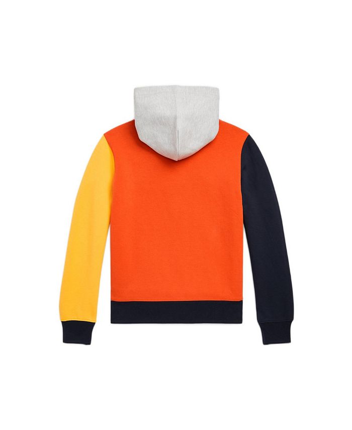 Polo Ralph Lauren Big Boys ColorBlocked DoubleKnit Hoodie Sweatshirt Macy's