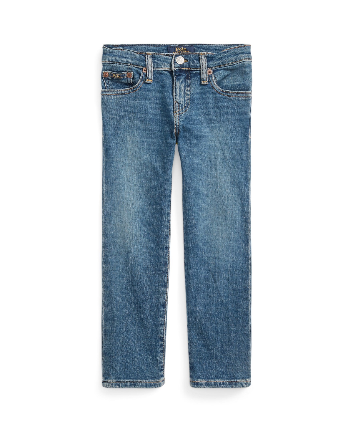 Shop Polo Ralph Lauren Toddler & Little Boys Hampton Straight Stretch Jeans In Woodhaven Wash
