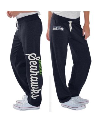 Women's College Navy Seattle Seahawks Scrimmage Fleece Pants