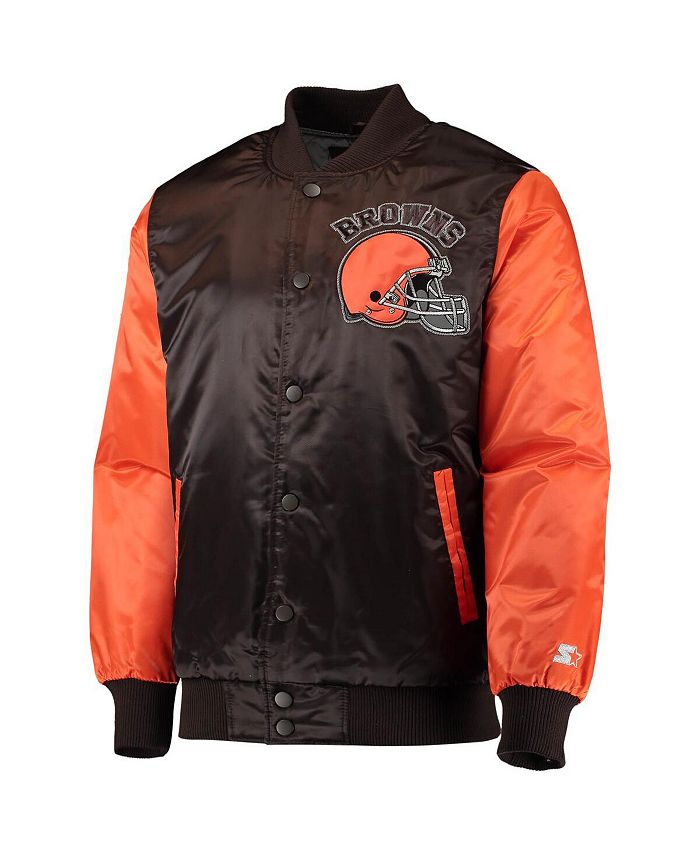Starter Men's Brown, Orange Cleveland Browns Locker Room Throwback