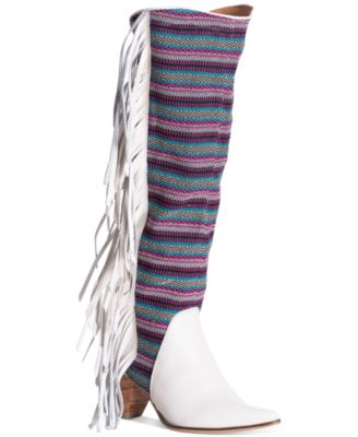 Silvia Cobos - Rainbow Fringe Boots