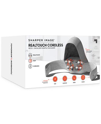 Sharper Image Realtouch Cordless Neck + Shoulder Shiatsu Massager, 3 Speed  Settings with Soothing He…See more Sharper Image Realtouch Cordless Neck +