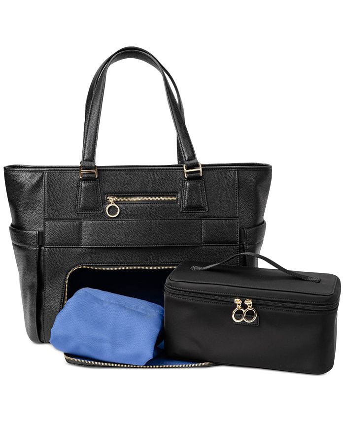 MinkeeBlue Convertible Organizational Nilah Tote Bag With Lunch Bag Macy's