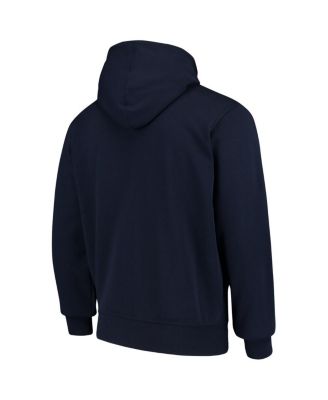 Men's College Navy Seattle Seahawks Primary Logo Full-Zip Hoodie