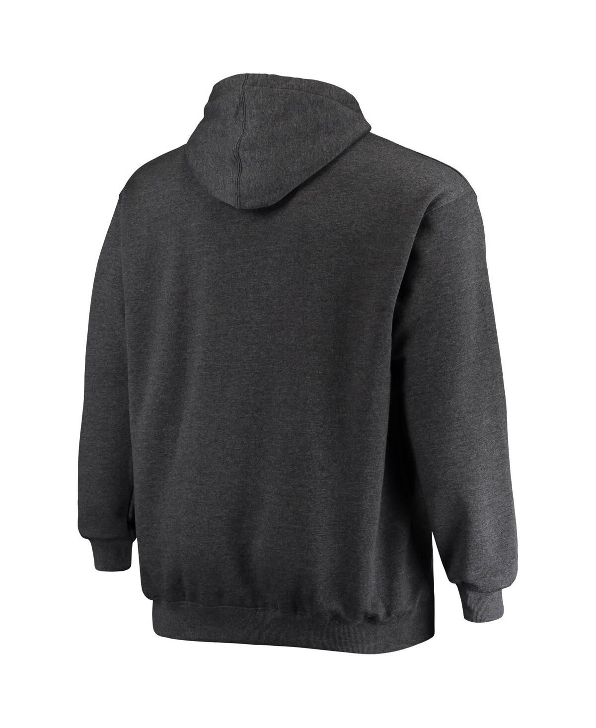 Men's FanaticsDenver Broncos Big and Tall Practice Pullover Hoodie - Heathered Charcoal