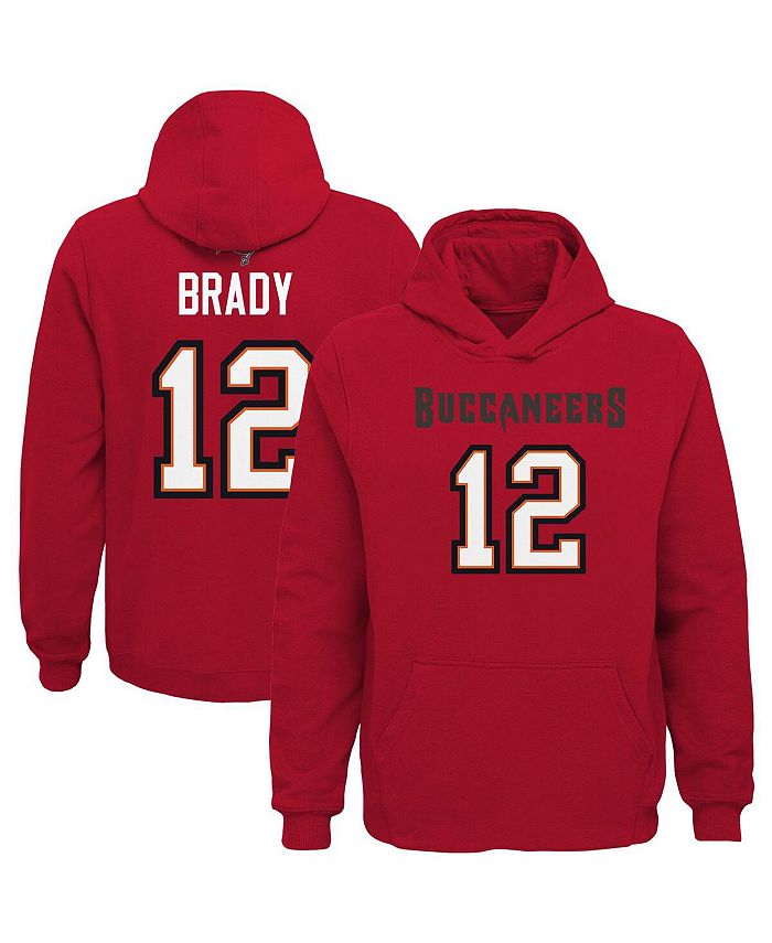 Tampa Bay Buccaneers Mitchell & Ness Head Coach Hoodie - Scarlett - Mens