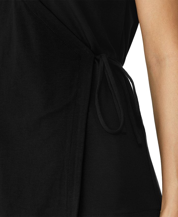 Eileen Fisher Women's Short Sleeve Wrap Top Macy's