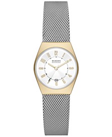 Women's Grenen Lille Silver-Tone 50% Recycled Stainless Steel Mesh Watch 26mm