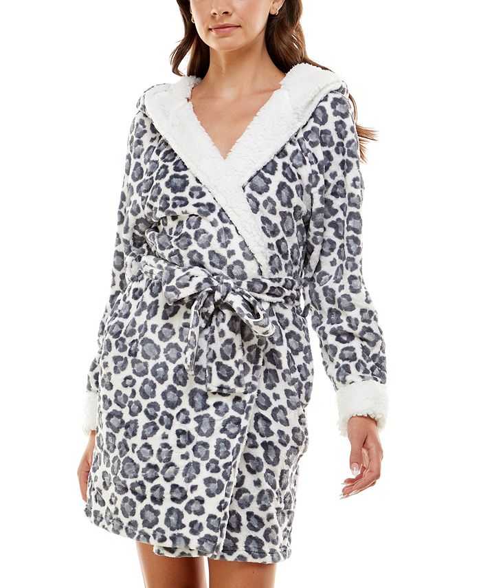 Roudelain Women's Deluxe Touch Hooded FleeceLined Robe & Reviews All
