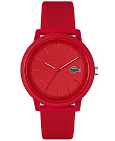 Men's 12.12 Red Silicone Strap Watch 42mm