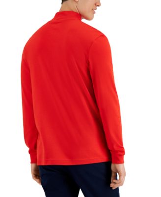 Men's Solid Mock Neck Shirt, Created for Macy's