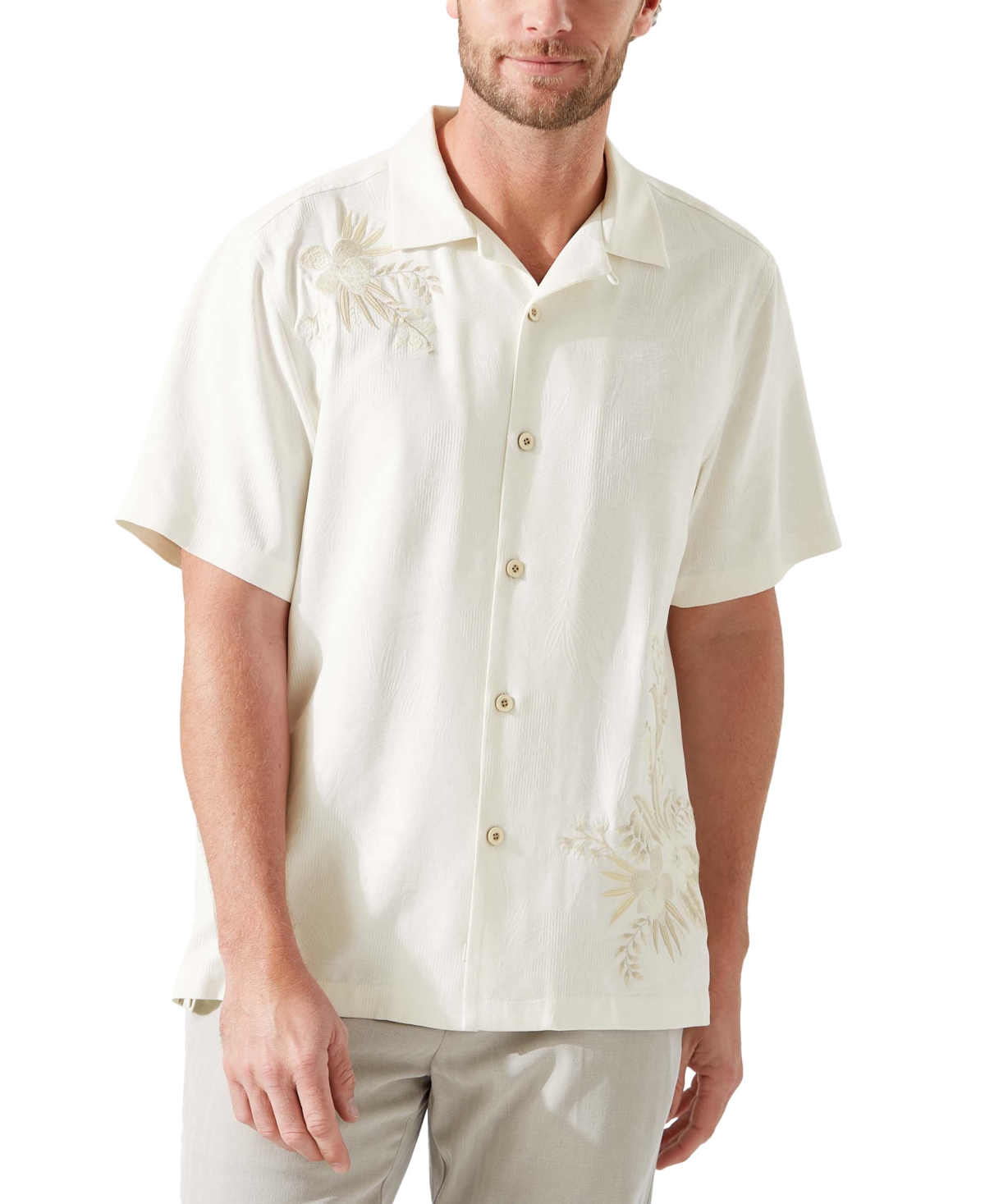 Tommy Bahama Men's White Boston Red Sox Sport Tropic Isles Camp Button-Up  Shirt - Macy's