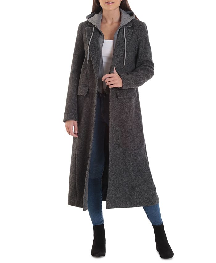 Avec les filles wool blend coat store