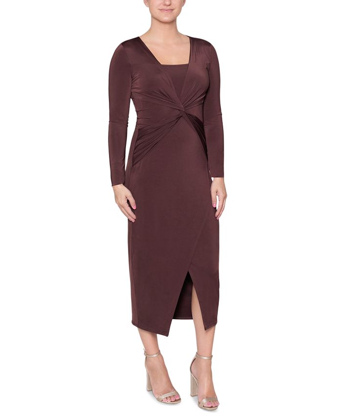 RACHEL Rachel Roy Women's Onyx TwistedFront Dress Macy's