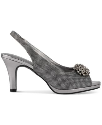 Breena Slingback Peep-Toe Pumps, Created for Macy's