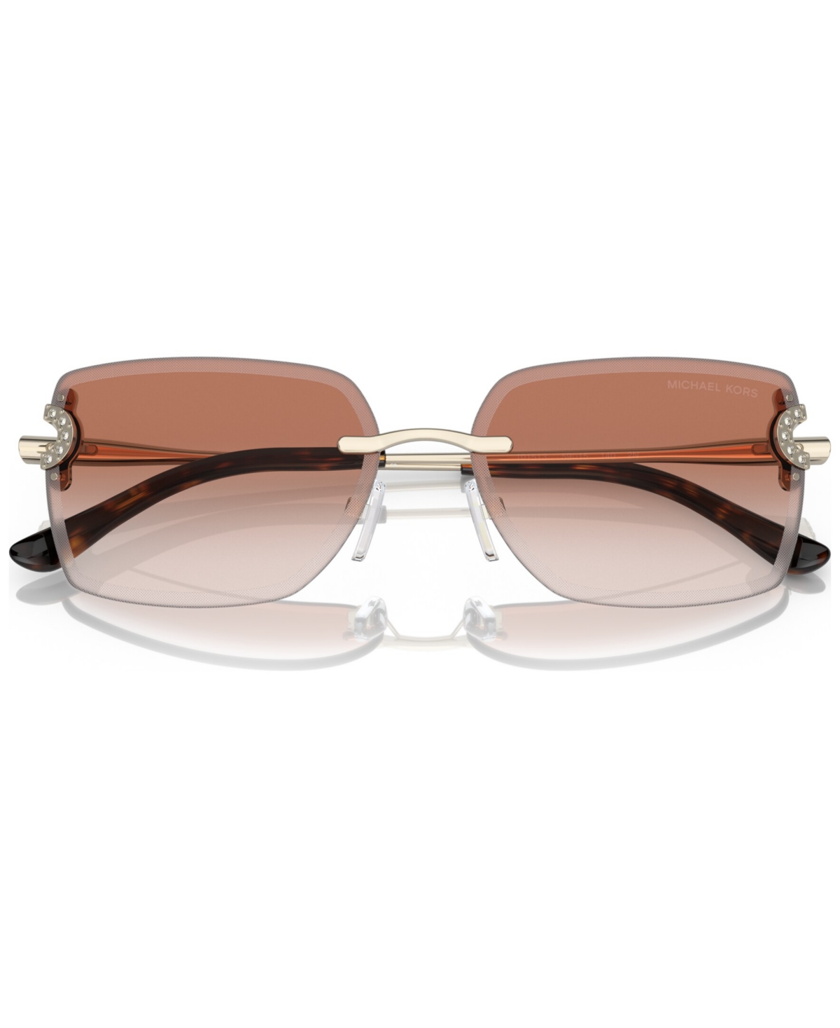 Shop Michael Kors Sedona Women's Sunglasses, Mk1122, Exclusively Ours In Light Gold-tone