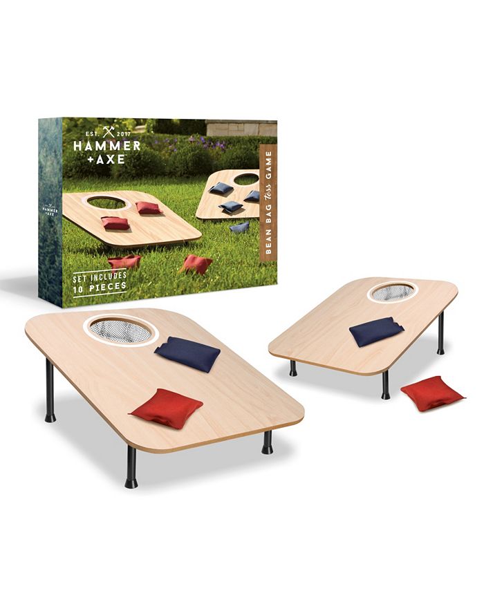 Hammer + Axe Wood Bean Bag Corn Hole Game Set, 19 Piece & Reviews