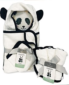 Panda Baby Viscose from Bamboo Bath Essentials, 8pc Baby Gift Set