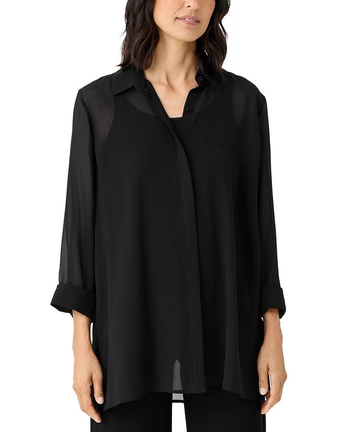 Long Sleeve Buttoned Top