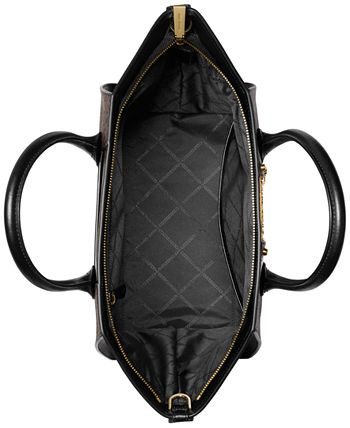 Michael Kors Signature Avril Large Top Zip Satchel & Reviews - Handbags