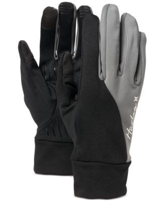 Hurley - Juniors' Two-Tone Logo-Graphic Gloves