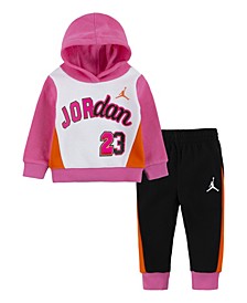 Baby Girls Hoodie and Joggers, 2-Piece Set