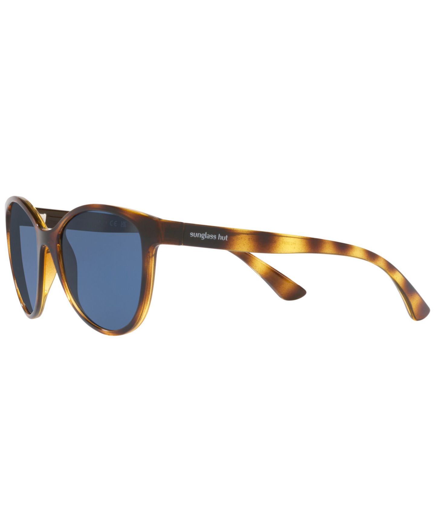 Женские солнцезащитные очки Sunglass Hut Collection Sunglasses, HU202155-X, цвет: Блестящий гавана — фото 5