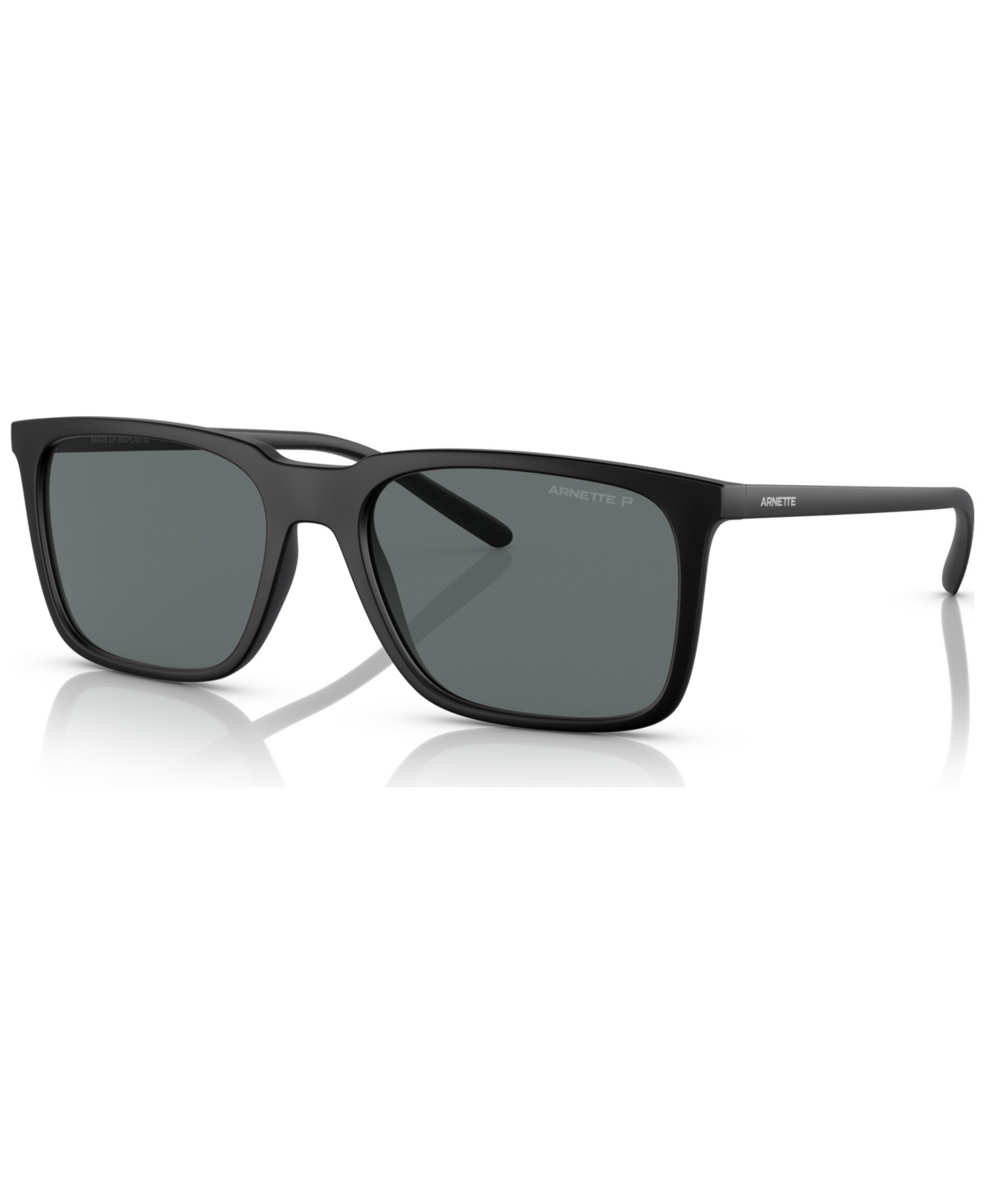 Unisex Polarized Sunglasses, AN431456-p - Matte Black