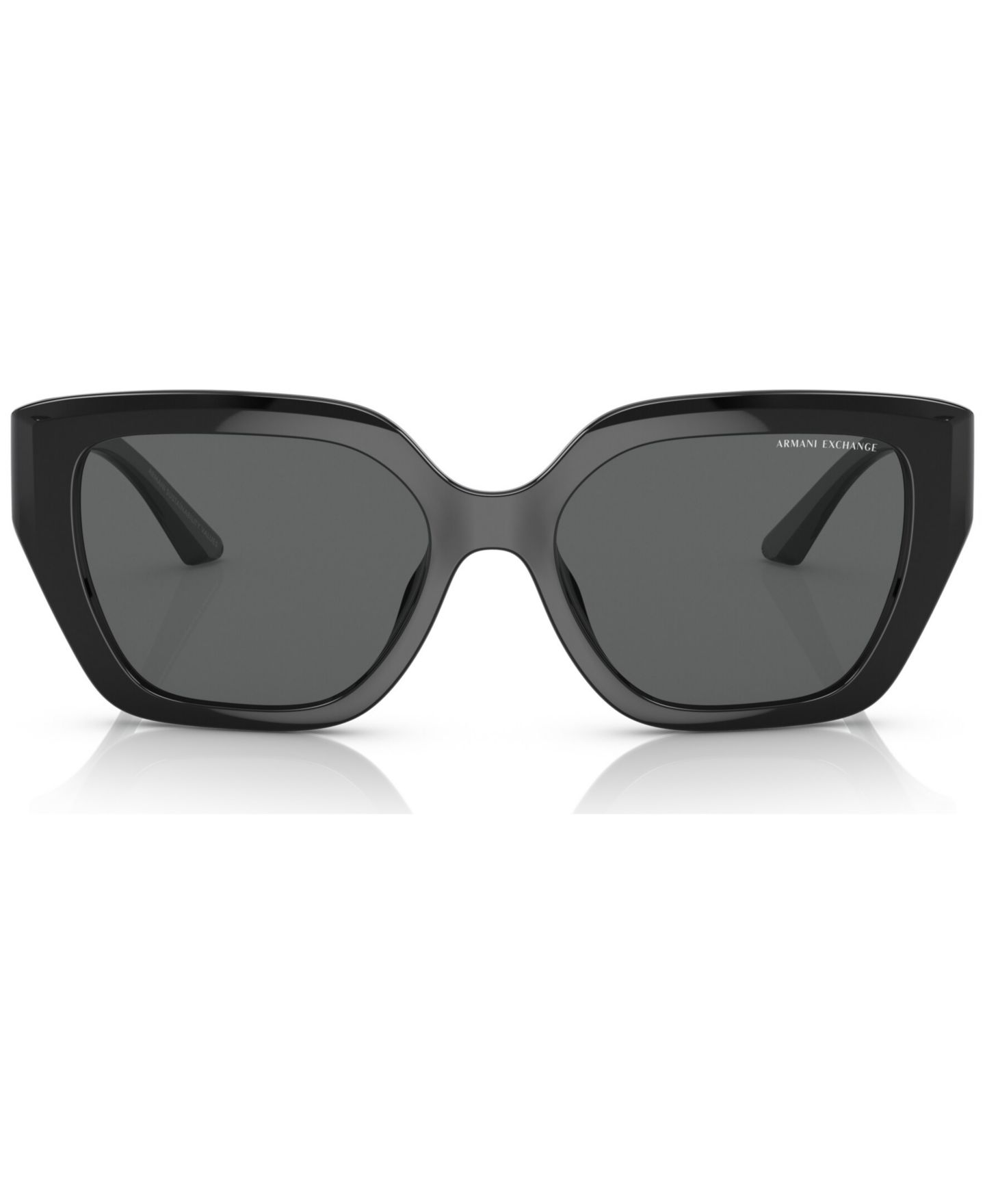 Женские солнцезащитные очки A|X Armani Exchange Sunglasses, AX4125SU54-X, цвет: Блестящий чёрный — фото 2