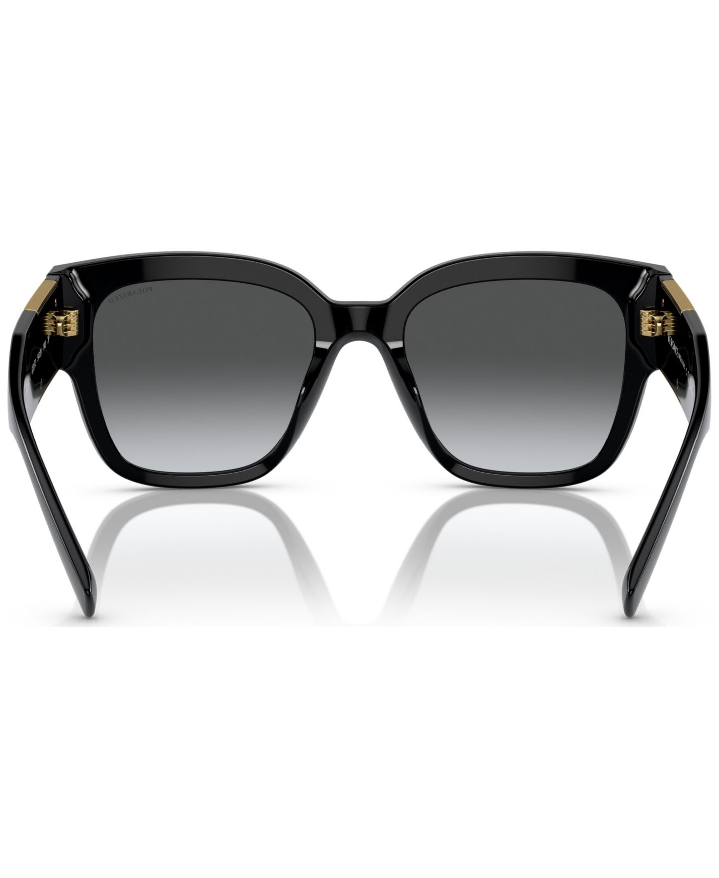 Женские солнцезащитные очки Versace Polarized Sunglasses, VE4437U, цвет: Чёрный — фото 4