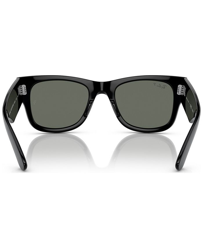 Ray-Ban Mega Wayfarer 51 Unisex Polarized Sunglasses - Macy's