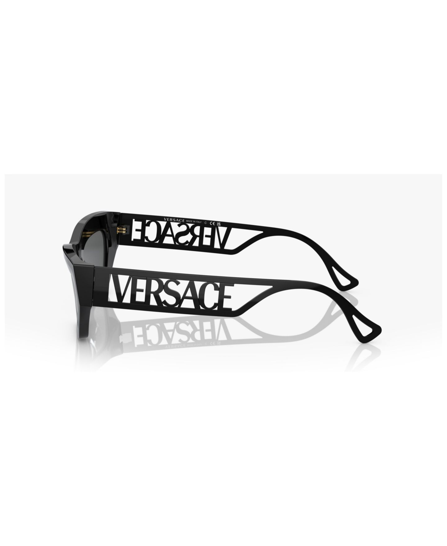 Женские солнцезащитные очки Versace Sunglasses, VE4432U, цвет: Чёрный — фото 3
