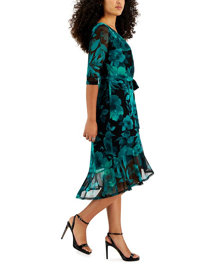 Dress WANDA Small 3/4 Sleeves 100% Visco