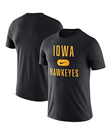 Men's Black Iowa Hawkeyes Team Arch T-shirt