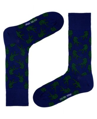 Women's T-Rex W-Cotton Novelty Crew Socks with Seamless Toe Design, Pack of 1
