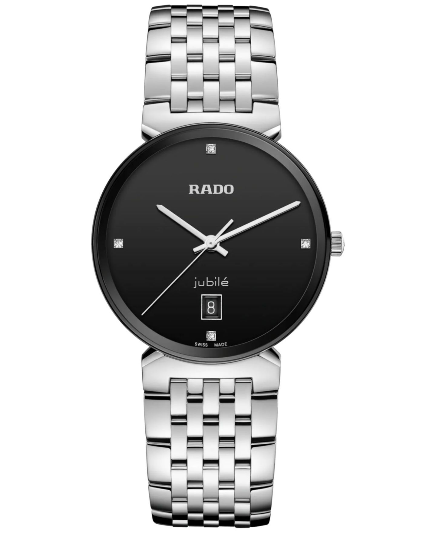 Женские швейцарские часы Rado Florence Classic с бриллиантом, браслет, 38 мм — фото 1