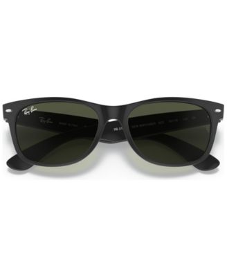 Unisex Low Bridge Fit Sunglasses, RB2132F NEW WAYFARER MATTE 55