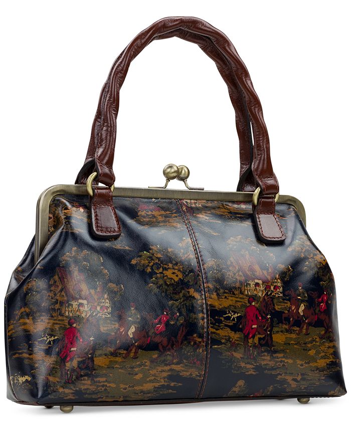 Patricia Nash Rora Frame Medium Leather Satchel Macy's