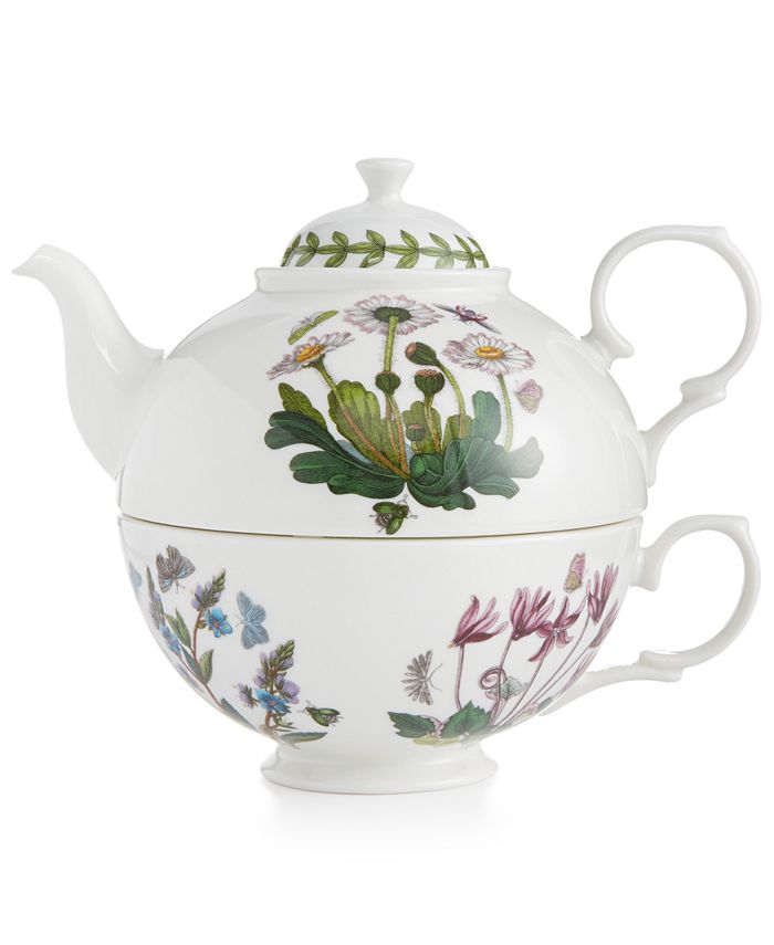 Portmeirion Botanic Garden forget-me-not 1 cup teapot 