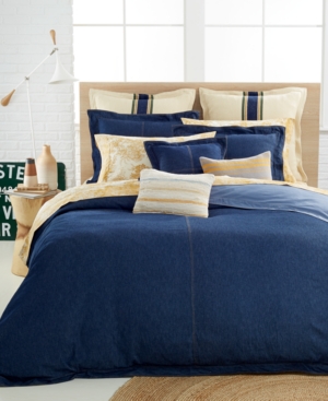 Tommy Hilfiger Rag Rug Cream 18" Square Decorative Pillow Bedding