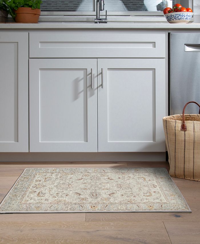 GelPro Nevermove Traditional Jordan Kitchen Rug, 24" x 34" Macy's